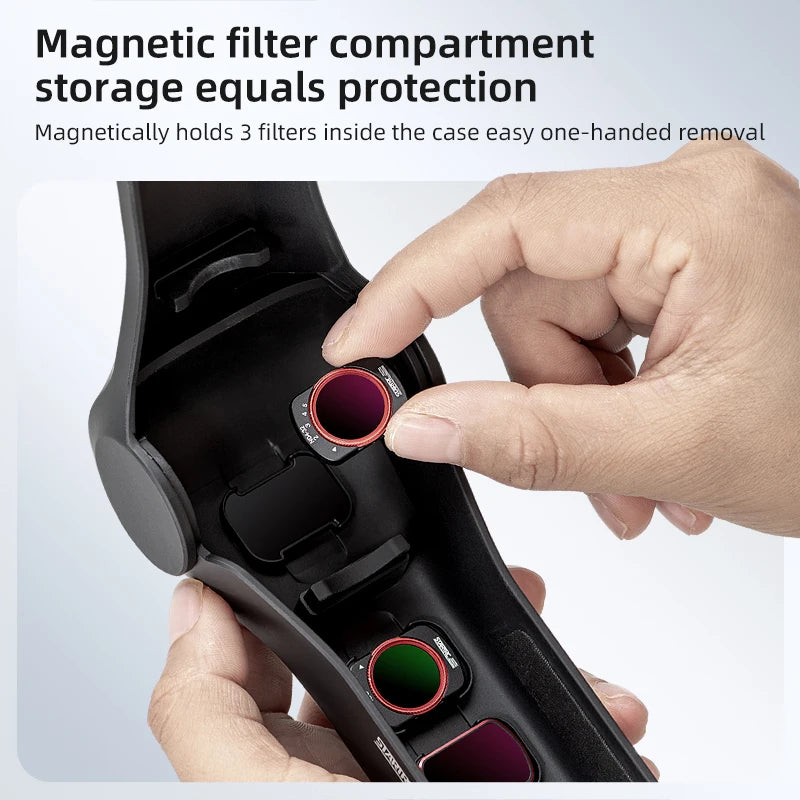Hard Case for DJI Osmo Pocket 4 Full Body Protective Cover with Lens & Screen Guard Quick-Release Flip Design for Vloggers