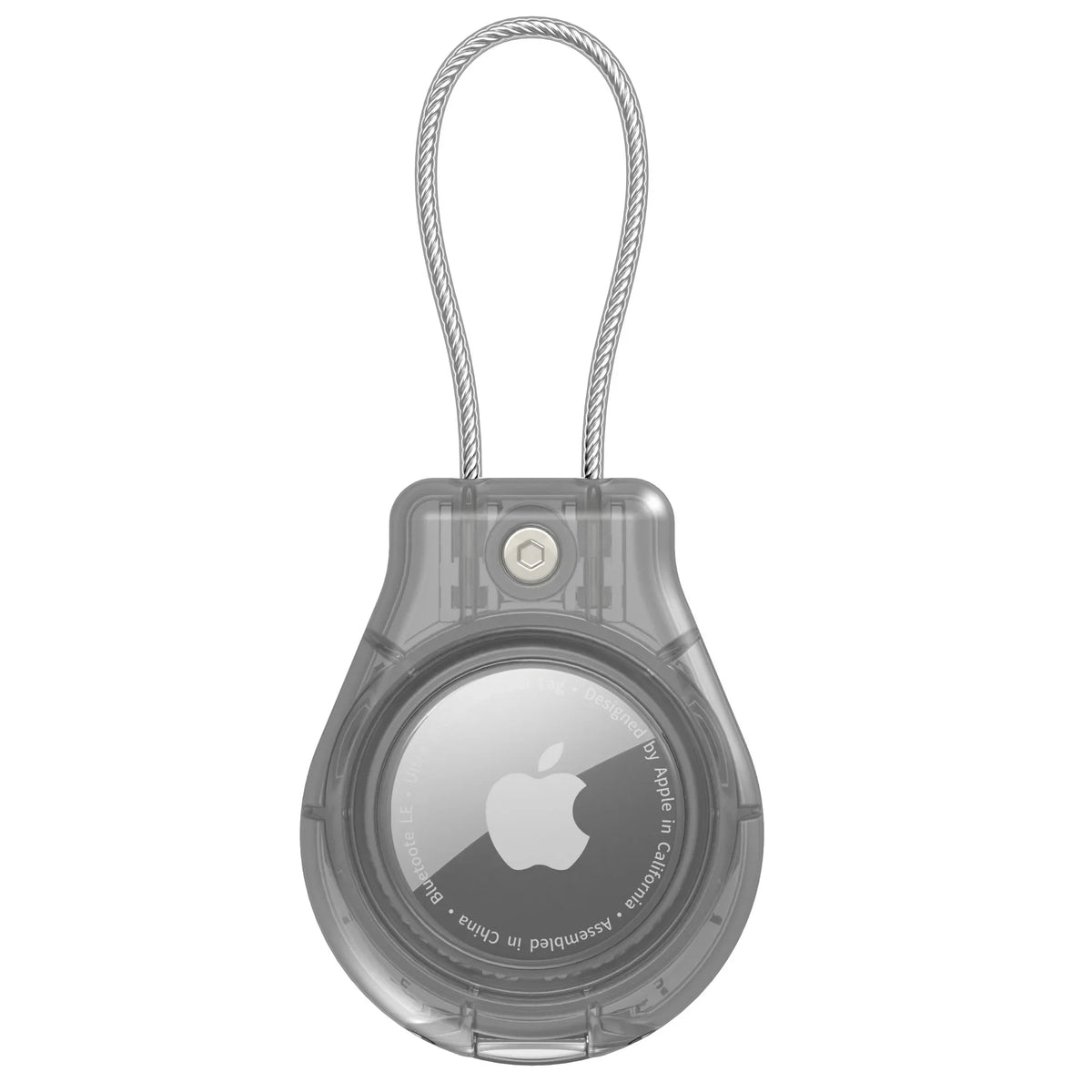 Waterproof Cover for Apple AirTag Keychain Holder with Wire Cable Anti-Lost Tracker Accessories for Luggage Backpack Airtag Case