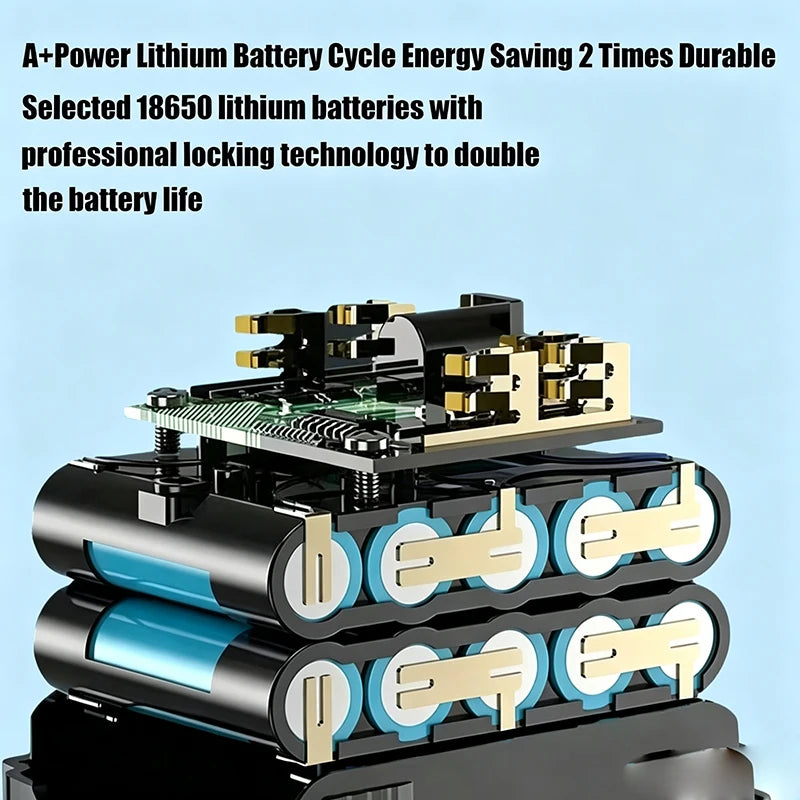 Original 21V Battery High Capacity Rechargeable Lithium Ion Battery for Makita 18V Battery Power Tool DDF487 with BMS
