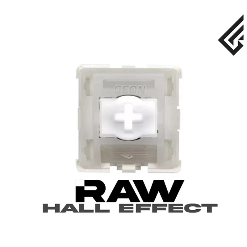Geonworks RAW HE Magnetic Switch Custom Gaming Switch 40g/50g  RGB Light Guide Column Linear Hall Switch for Wooting Keyboard