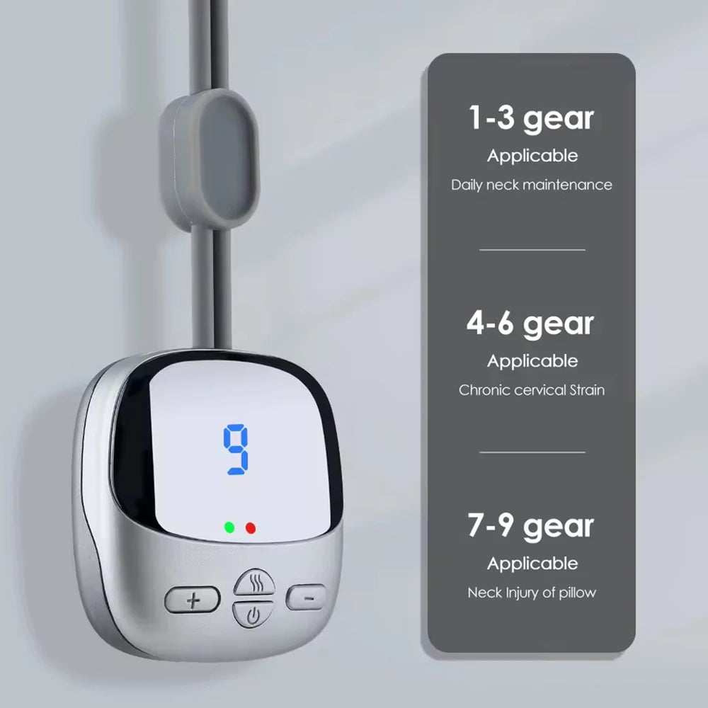 NEW Mini Smart Hanging Neck Shoulder Cervical Spine Massager Mini Portable Hot Compress Neck Artifact Dredging Neck Protector