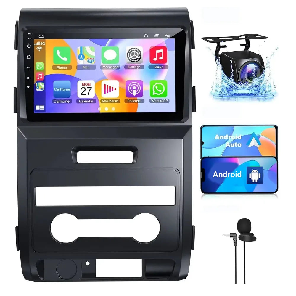 Car Radio for Ford F150 2009 2010 2011 2012 2013 2014 Wireless for Carplay Android Auto Car 2 Din Multimedia Player Intelligent