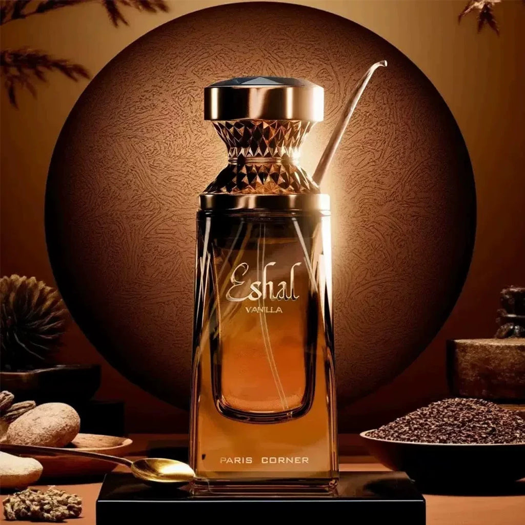 Eshal Vanilla EDP 3.4 Fl Oz Perfume for Women Sweet Sensual Long-Lasting Fragrance Indulge in Sugar High Quality