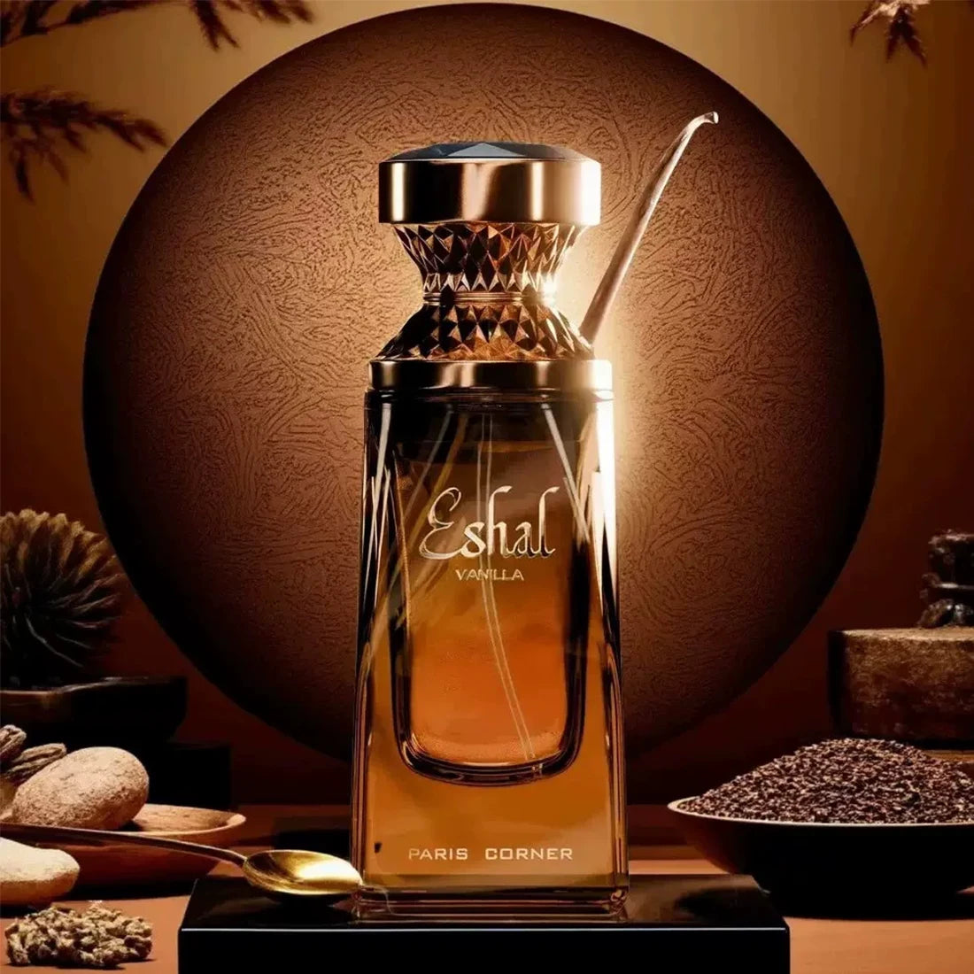 Eshal Vanilla EDP 3.4 Fl Oz Perfume for Women Sweet Sensual Long-Lasting Fragrance Indulge in Sugar High Quality