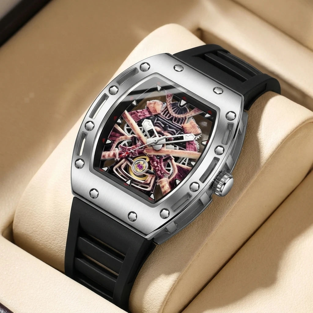 1 piece cute smiling face colorful pattern yellow strap square watch fashion personality trendy daily wear wristwatch