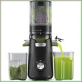 5.3" Wide Chute Masticating Juicer, 300W Slow Juicer for Whole Fruits & Veggies, High Yield 99%, Easy Clean, BPA-Free, Auto-Feed