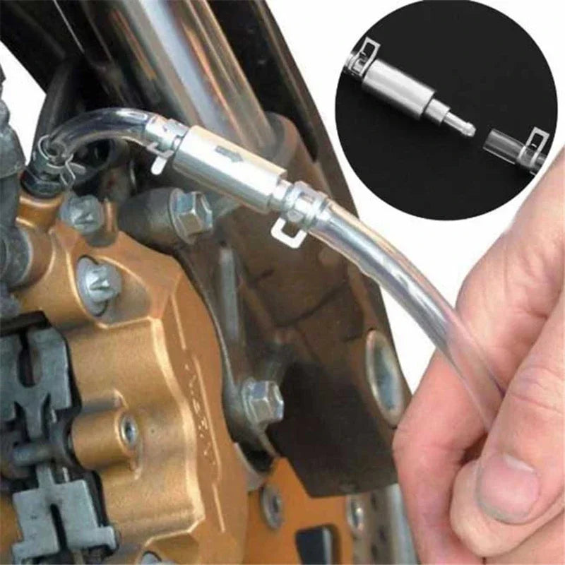 Motorcycle Oil Filler Tube Motorcycle Tool Hydraulic Brake Bleeding Tool Check Valve Tubing Accesorios Para Moto Car Accessories