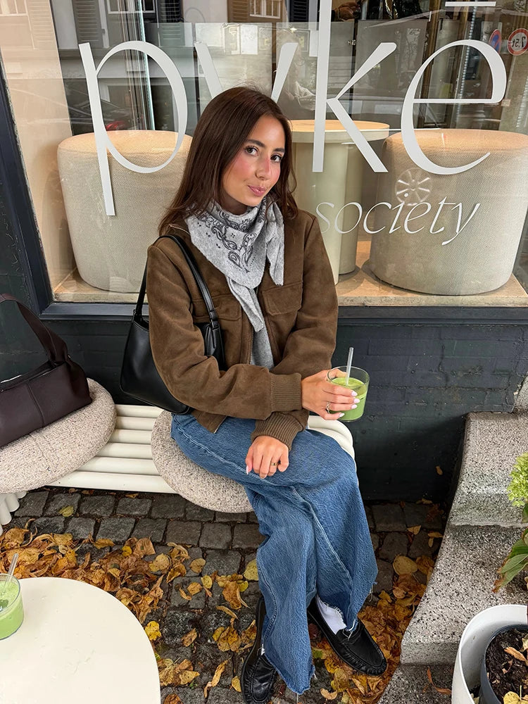Casual Women Shawl Stand Neck Sleeveless Lace Up Irregular Print Female Cape 2026 Autumn Winter New Vintage Fashion Lady Outfit