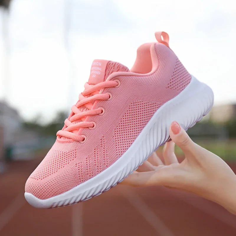 Women Sneaker Breathable Casual Running Sports Shoes Summer 2024 Jogging Walking Shoes Ladies Platform Sneakers Female Shoes
