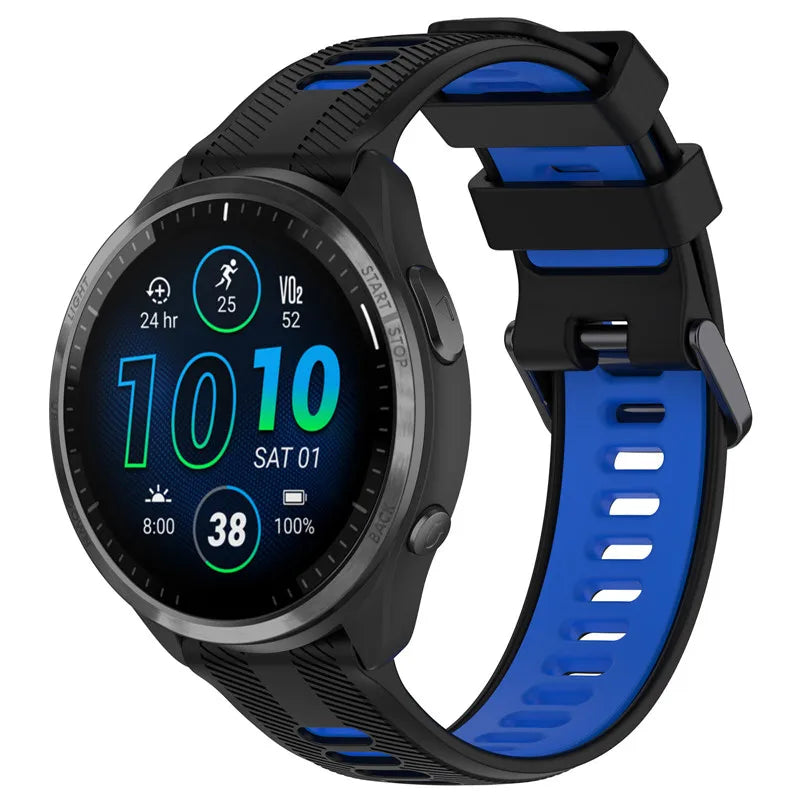 22mm Silicone Strap For Garmin Forerunner 965 Solar 945 935 745 Smart Watch Band Sport Wristband Bracelet For Fenix 5 6 7 Pro