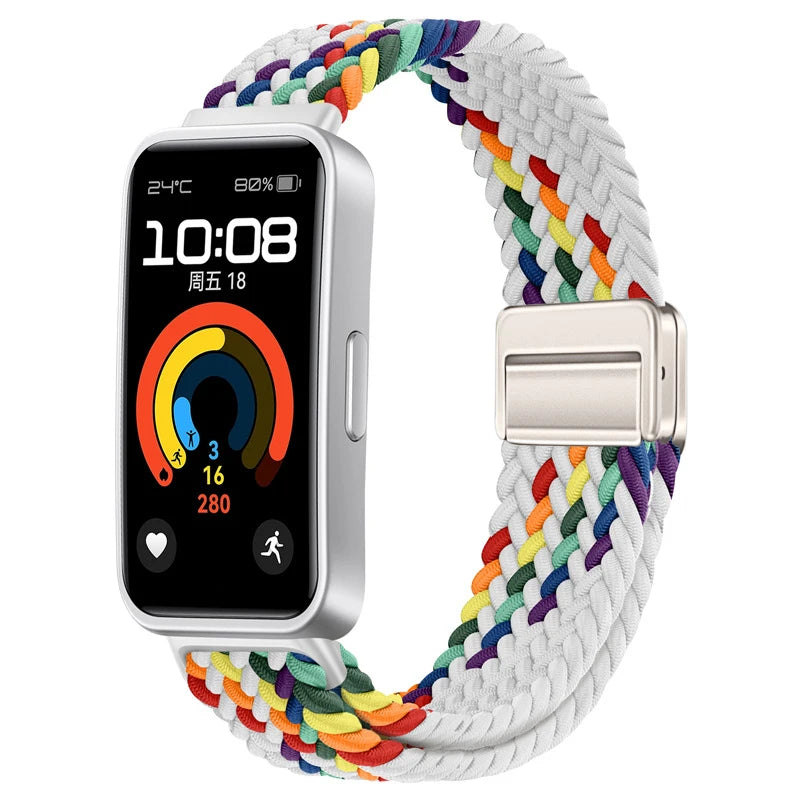 Sports Nylon Loop Strap for Huawei Band 11/11 Pro/10/9/8 Official Replacement Bracelet Belt Huawei Band 11 Wristband Accessories