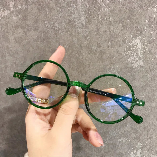 Round Reading Glasses Ultralight Small Frame Presbyopic Eyeglasses Blocking Blue Light Hyperopia Eyewear +1.0..+4.0 Gafas