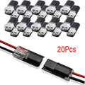 20/30/50PCS Quick Connection Cable Connector No Soldering Single Wire with Locking Plug-In Type Connection Replacement Tool