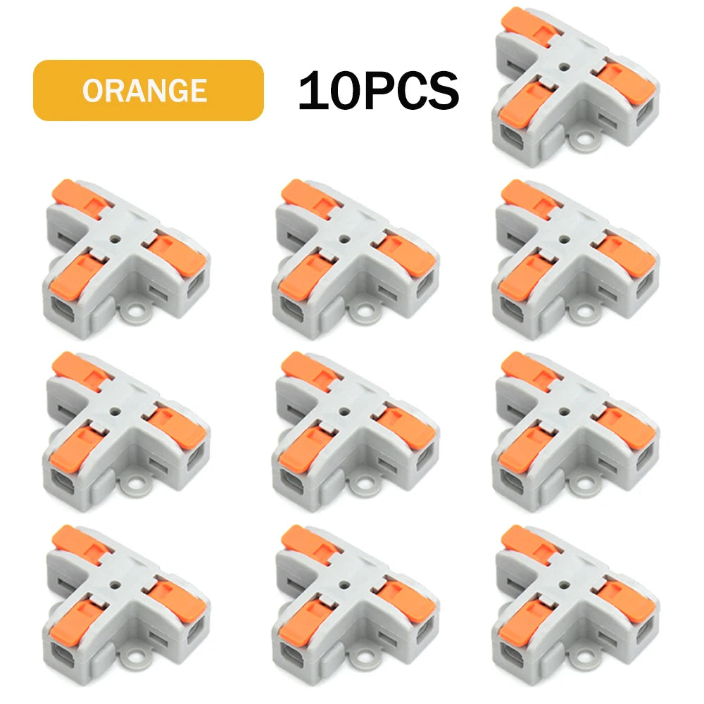 T-Type Push-In Wire Connector – Three Options