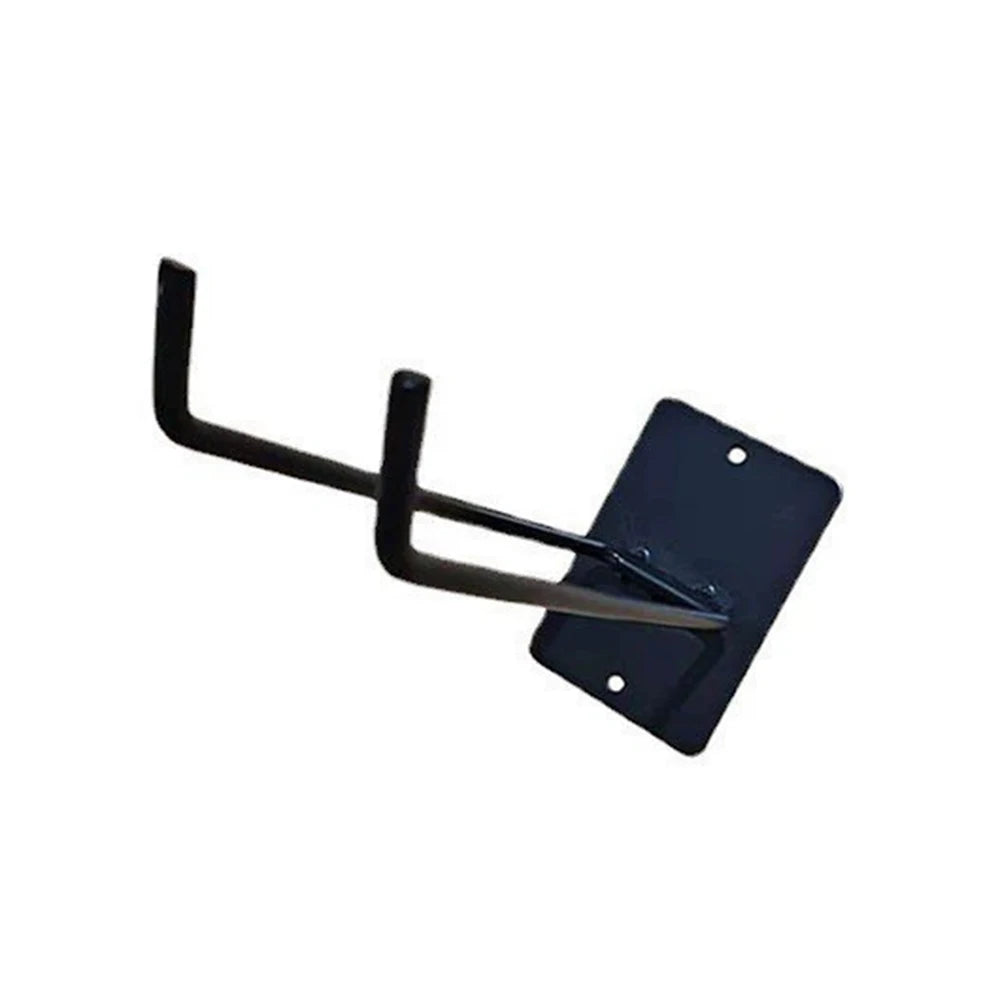Garden Tool Organizer Wall Mounted Heavy Duty Garage Storage Rack Shovel Rake Holder Space Saving Rustproof Black Iron Hanger