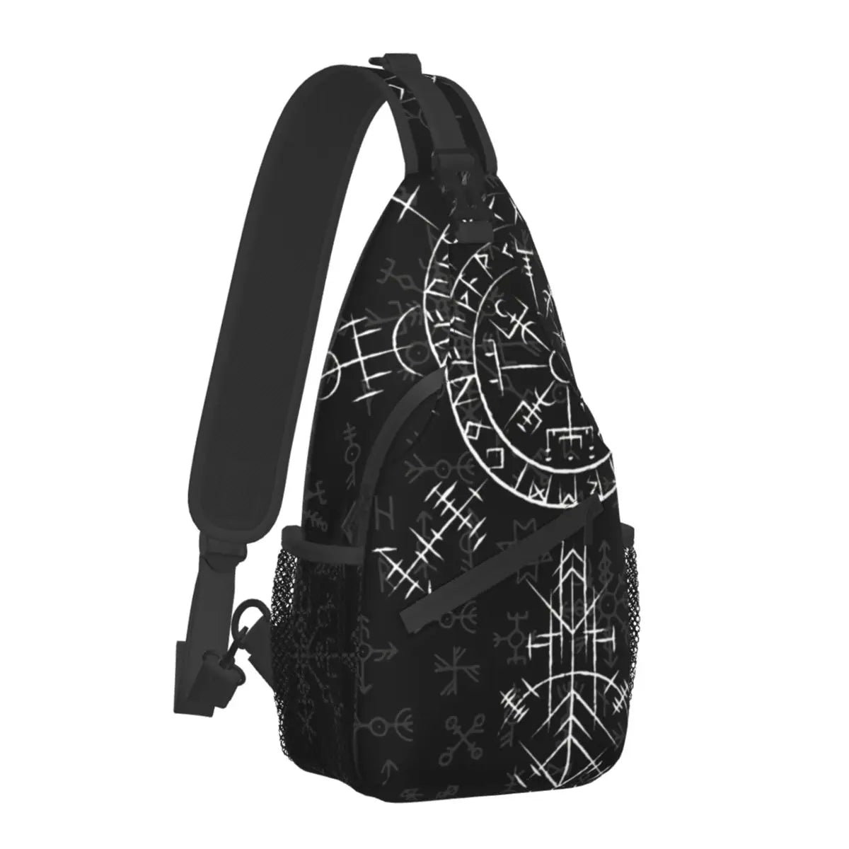 Norse Mythology Viking Crossbody Bag Sports Tree Of Life Triquetra Chest Bag Unisex Women Man Fashion Shoulder Backpacks Travel