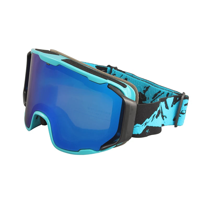 JSJM New Ski Goggles Men Women Double Layer Anti-Fog Big Ski Glasses Winter Outdoor Windproof Protection Ski Goggles Snowboard