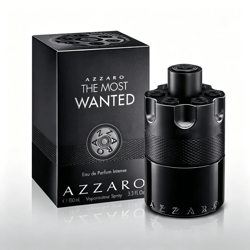 Azzaro The Most Wanted Eau de Parfum Intense 100ml Unisex Perfume Spray, Warm Fougère Woody Amber Fragrance with Cardamom Toffee & Amber Wood Notes, Magnetic Long Lasting Designer Cologne for Men Women Birthday Holiday Gift