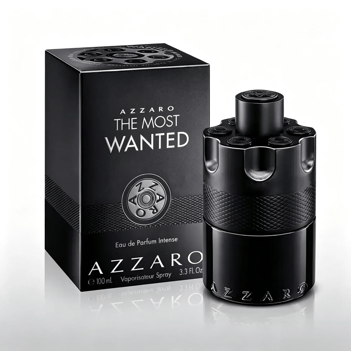 Azzaro The Most Wanted Eau de Parfum Intense 100ml Unisex Perfume Spray, Warm Fougère Woody Amber Fragrance with Cardamom Toffee & Amber Wood Notes, Magnetic Long Lasting Designer Cologne for Men Women Birthday Holiday Gift