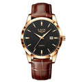 LIGE Mens Watches Top Brand Luxury Military Quartz Watch for Men Fashion Leather Waterproof Sports Chronograph Montre Homme+BOX