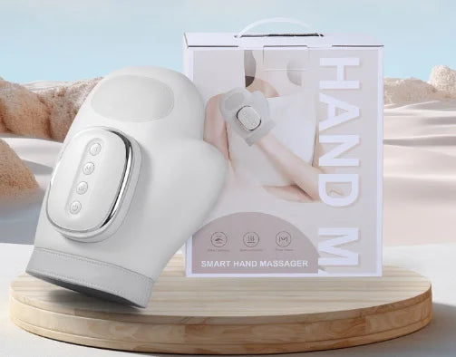 Portable Vibrating Hand Massager Airbag Compression Kneading Gloves for Wrist Care