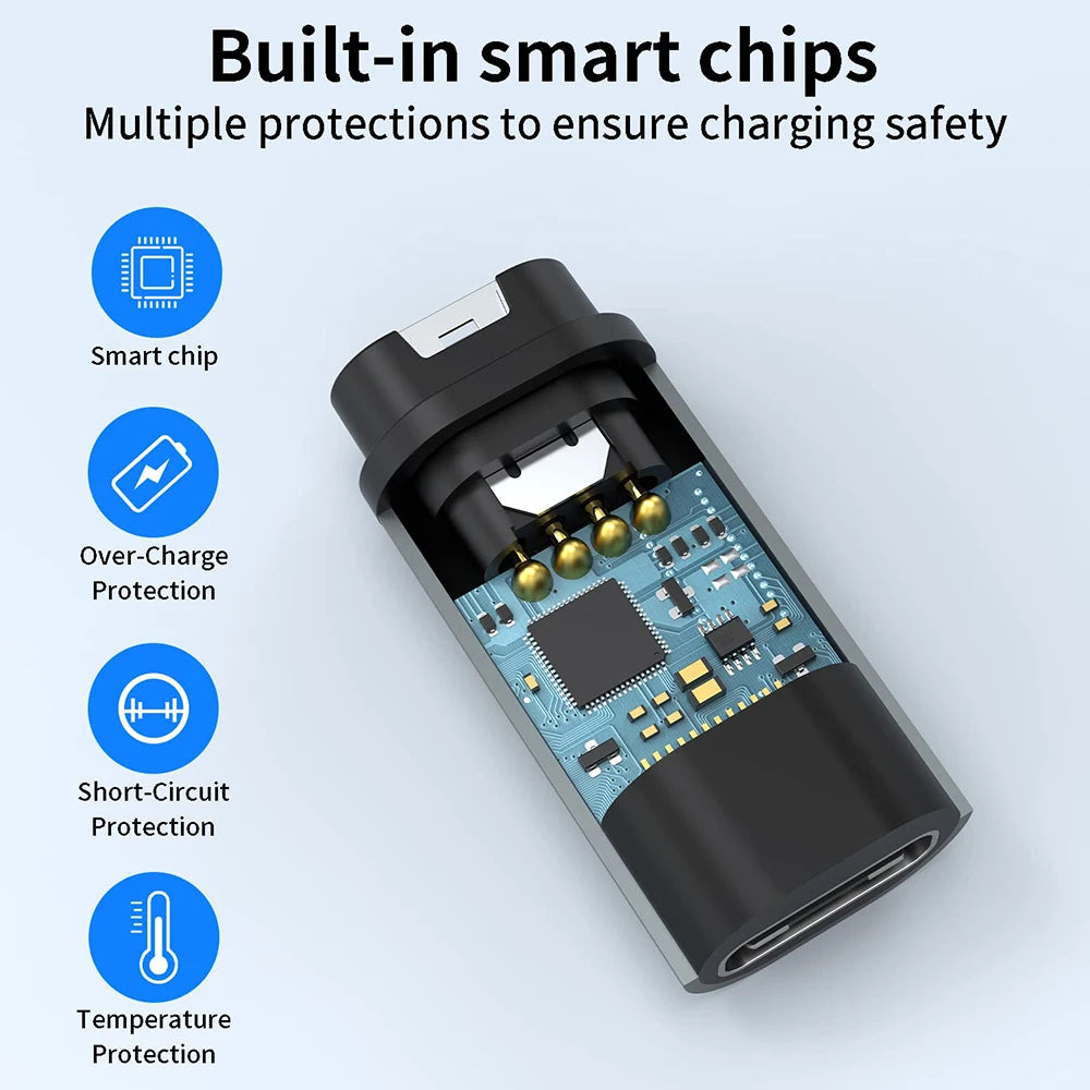 Type C/Micro USB/iOS Charging Portable Adapter For Garmin Fenix 8 7 7S 7X 6 6S 6X 5 5S 5X Venu 2 Smart Watch Charger Converter