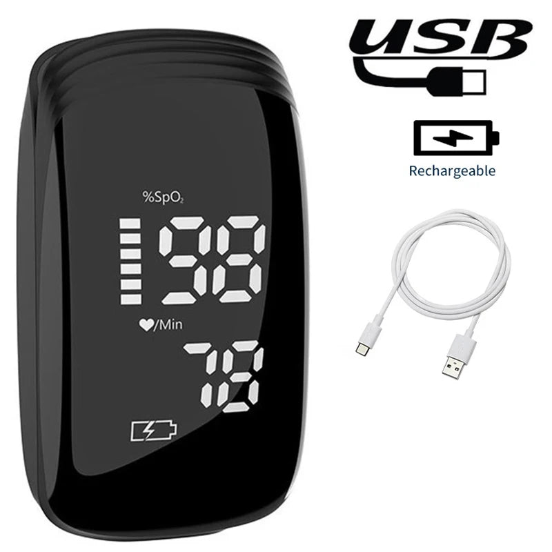 Rechargeable Oximeter Infrared Fever Thermometer Digital LCD Infant Adult Non-contact Laser Body Temperature Ear Thermometer