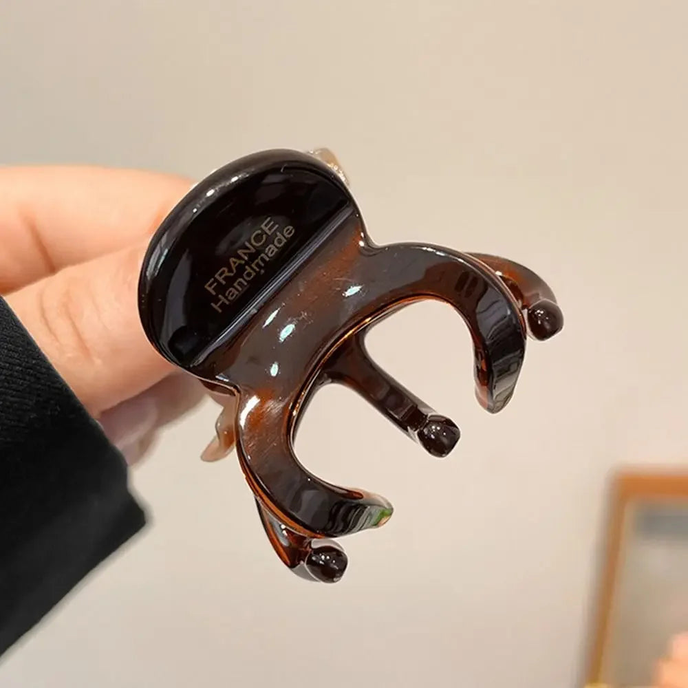 French Acetate Hair Claw Clips Retro Crab Shark Clip Elegant High Ponytail Holders Fashion Hair Accessories for Women Girls