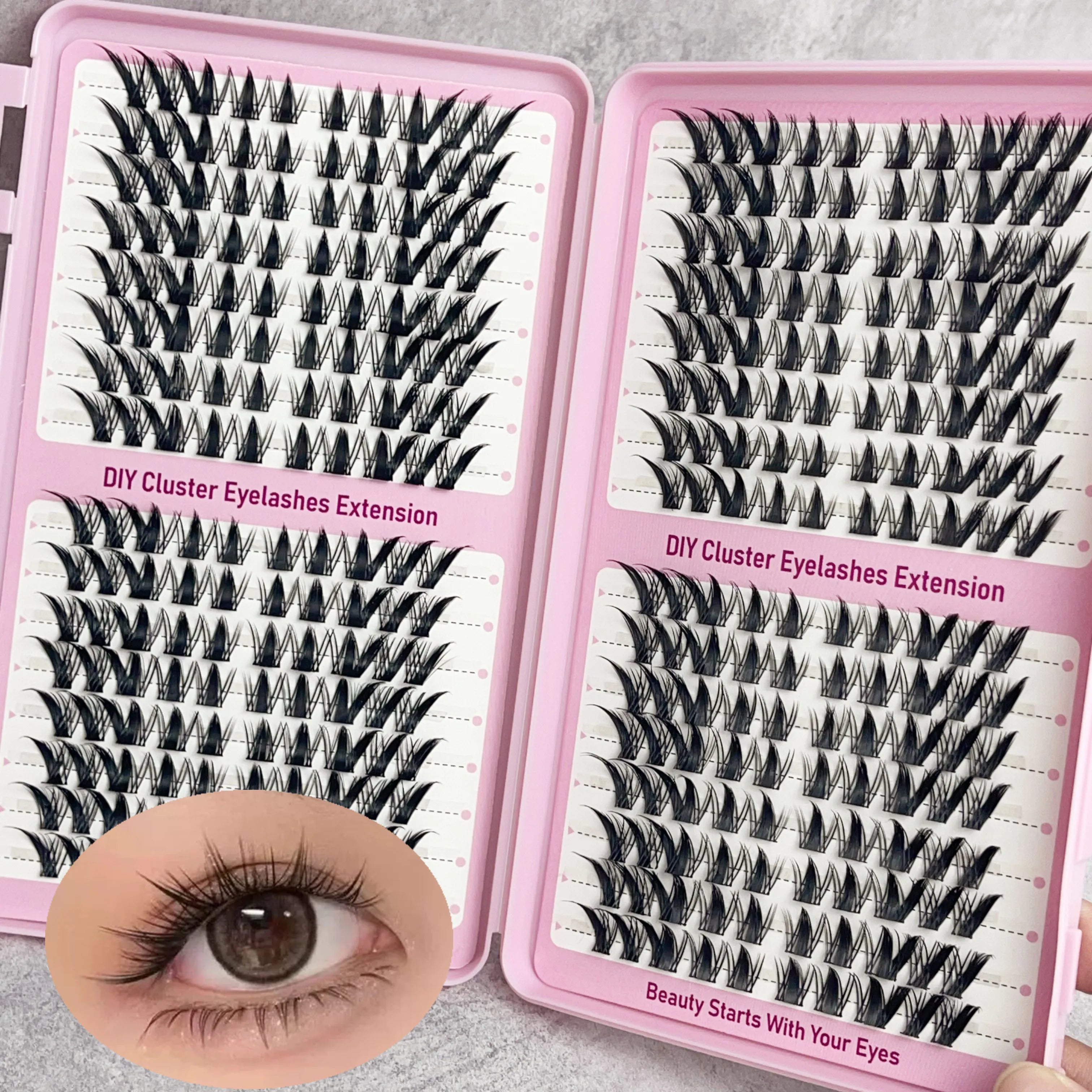 Eye Tail Lengthening False Eyelashes Individual Foxes Style Lashes Natural Cosplay Fake Eyelash Curling Wispy Eyelash Extension