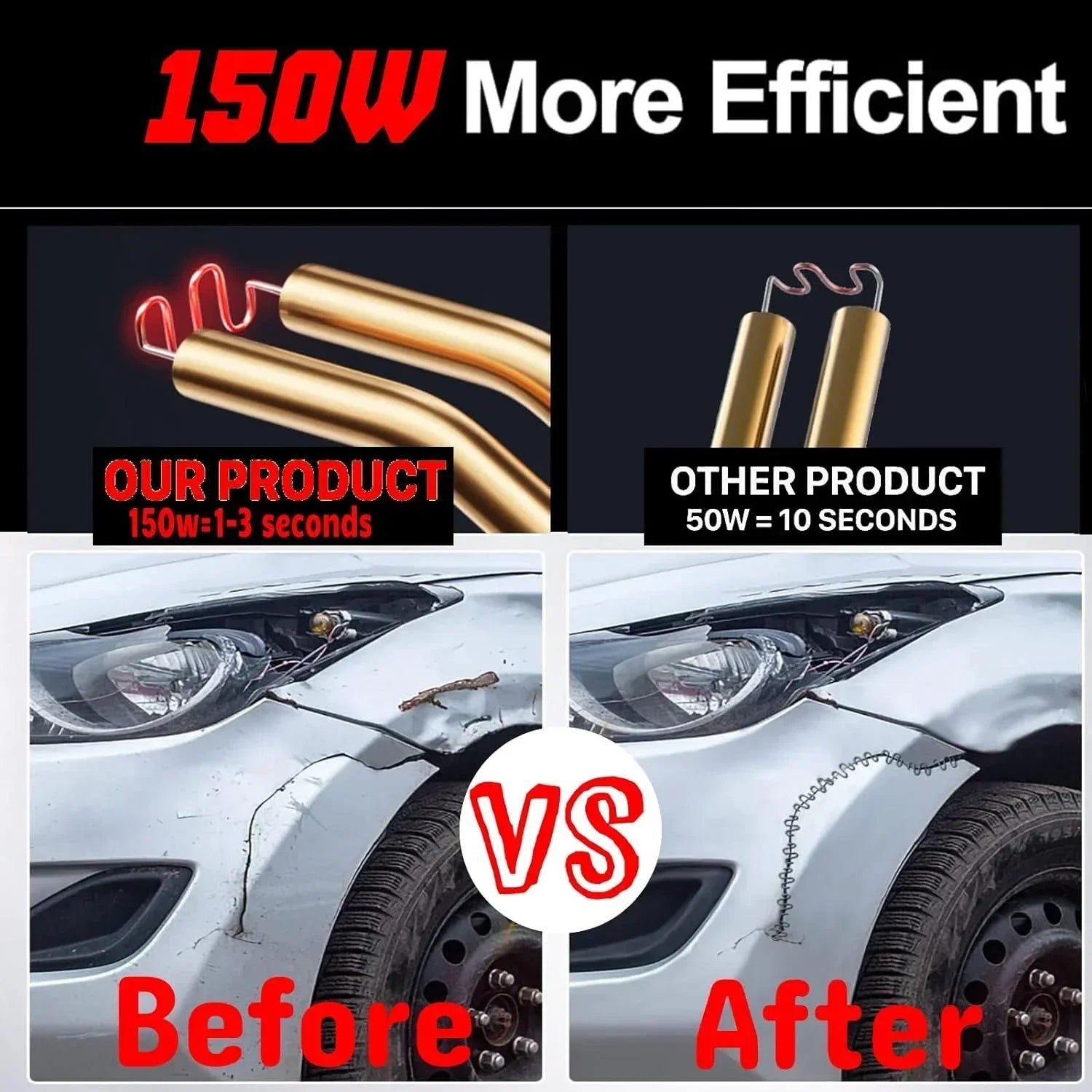 150W High Efficiency Plastic Welding Tool for Hot Stapler Set for Car Bumper Repair