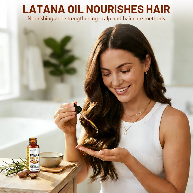 Bataná Hair Oil Care Oil Rapidly Promotes Hair Growth Prevent Hair Loss Strengthens Hair Nourishes and Softens Hair Care Product
