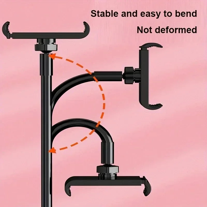 Lazy Holder Spiral Base Bed Top Lazy Artifact Bedhead Phone Tablet Stand for IPad 11 Air Redmi Pad Pro Galaxy Tab Bedside Mount