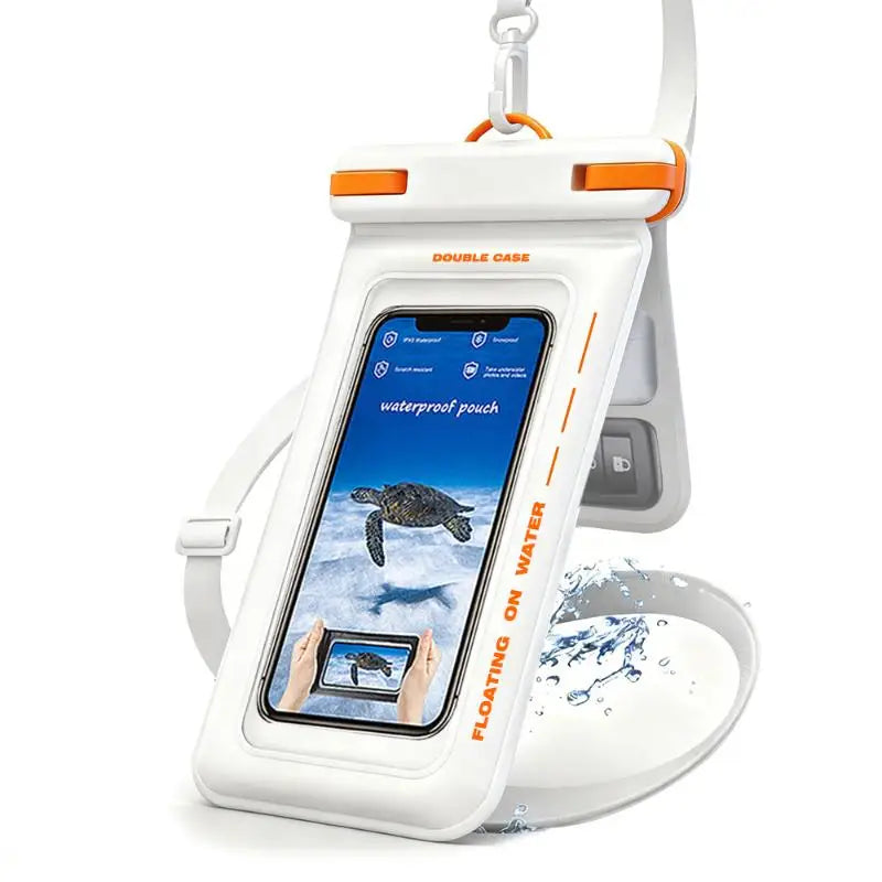 [TG820]Waterproof Phone Pouch Double Space, Floating Waterproof Phone Case With Lanyard For  17 Pro Max 16 15 14 S26 S25