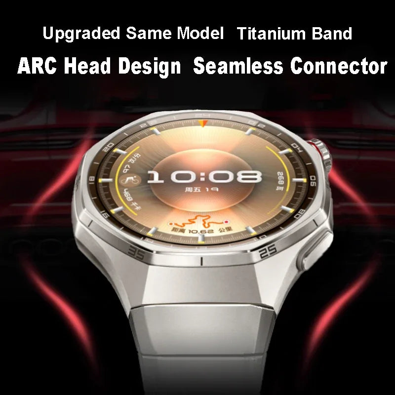 No Gaps Titanium Strap for Huawei Watch GT 6 Pro Luxury Metal Band for Huawei Watch GT6 Pro Quick Release Band