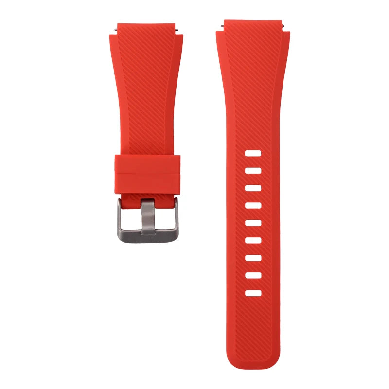 20MM 22MM Silicone Strap for Samsung Galaxy Watch 4 5 6 7 44mm 40mm 5 Pro Classic 42 46mm 43 47mm Band Active 2 Gear S3 Bracelet
