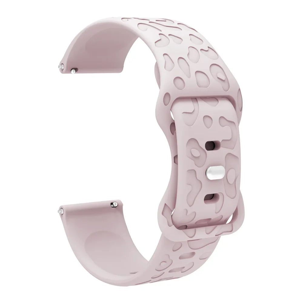 18mm 20mm 22mm Leopard Bracelet for Garmin Venu 3S Band Venu 2S Correa Active 5 Bands Garmin Forerunner 265 Band 265S 255S 255