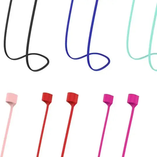 Strap Headphone Neck Strap for AirPods 1 2 3 Pro Earphone Anti Lost Silicone Rope Holder Neck Cord String Earphone Accessories