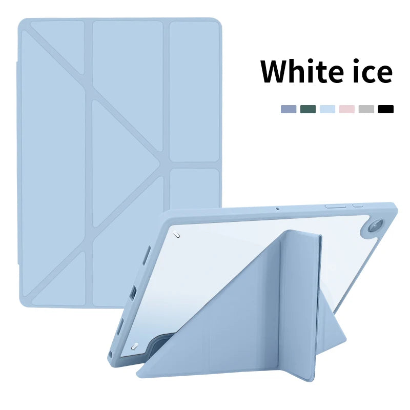 Multi-fold Smart Cover For Samsung Tab A11 A9 Plus 11 Case Galaxy Tab S10 S9 S7 FE S8 Plus 10.9 11 13.1 12.4  S6 lite 10.4 Funda