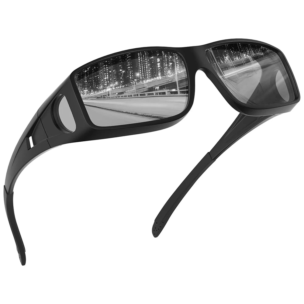 CRIXALIS Polarized Night Vision Sunglasses Car Night Driving Glasses Driver Goggles Unisex Sun Glasses UV400 Eyewear Gift