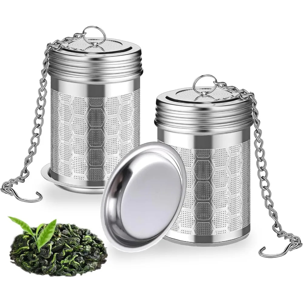 Tea Water Separator Reusable Coffee Tea Filter Stainless Steel Tea Infusers Loose Tea Strainer for Spices and Seasonings