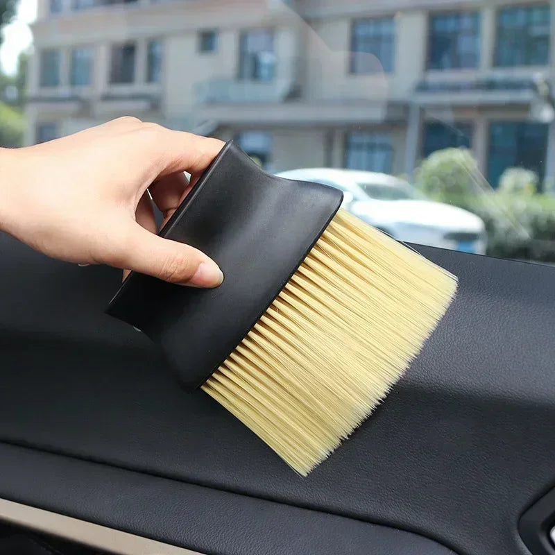 Soft Detailing Duster Brush for Car Air Outlet & Dashboard AC Vents, Portable Cleaning Tool for Auto Interior Home Office Use