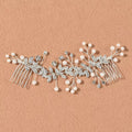 1 Piece Leaf Bohemian Hair Comb, Elegant Fairy Style, Perfect for Bridal Wedding, Bridesmaid Hairstyles, Flower Girl Outfits