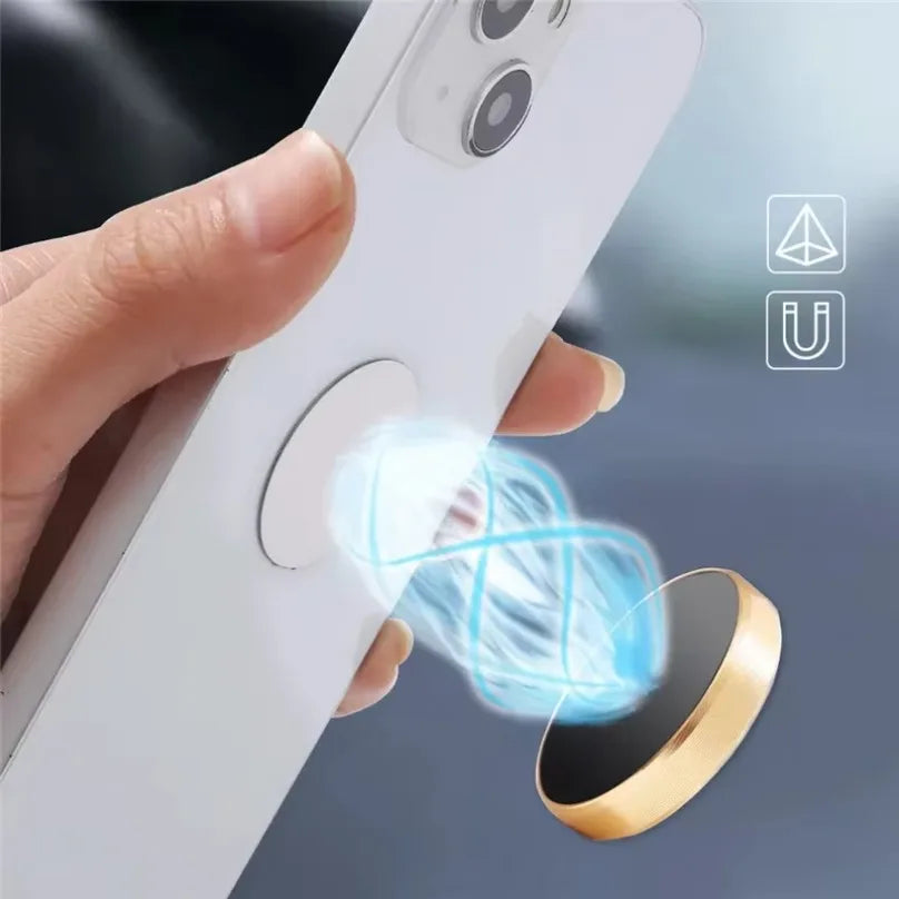 Magnetic Metal Plate 1-20Pcs For Magnetic Car Phone Holder Universal Iron Sheet Sticker Stand Mobile Phone Magnet Holder Mount
