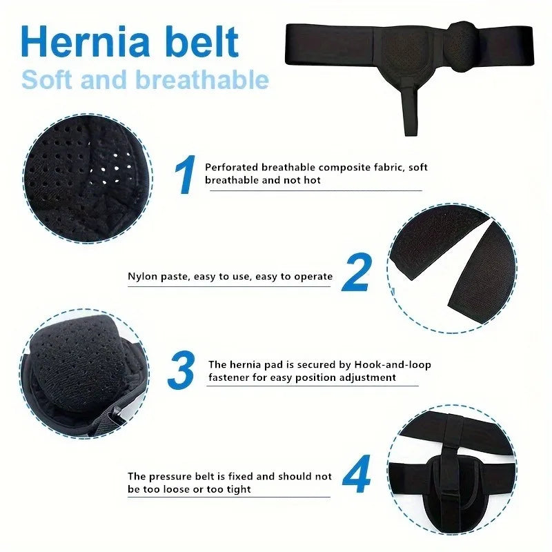 Hernia Belt Truss For Inguinal Sports Hernia Support Pain Relief Recovery Strap