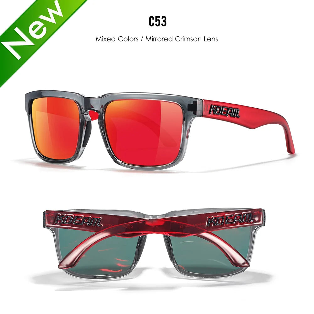KDEAM Living Sport Men's Fishing Sunglasses Polarized / Anti Blue Light Glasses Photochromic Sunglasses Women With Packaging