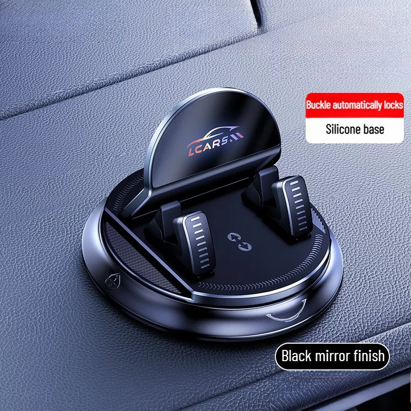 360 Degree Rotating Car Mobile Holder Sticky Phone Stand for Dashboard Multi Purpose Use in Auto and House Accessory