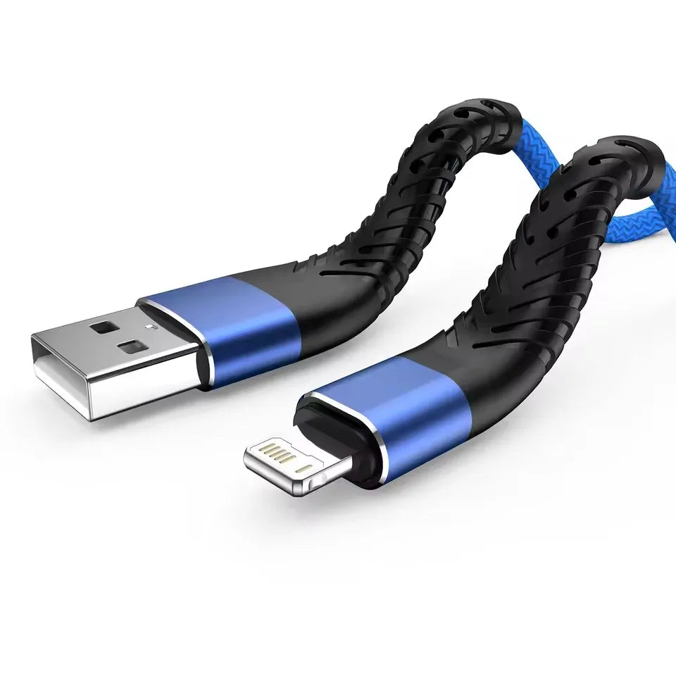 3A Fast Charging USB Cable for iPhone 14 13 12 11 Pro Max Xs X XR 6 6s 7 8 Plus iPad Mobile Phone Charger Cord Data Wire 2m 3m