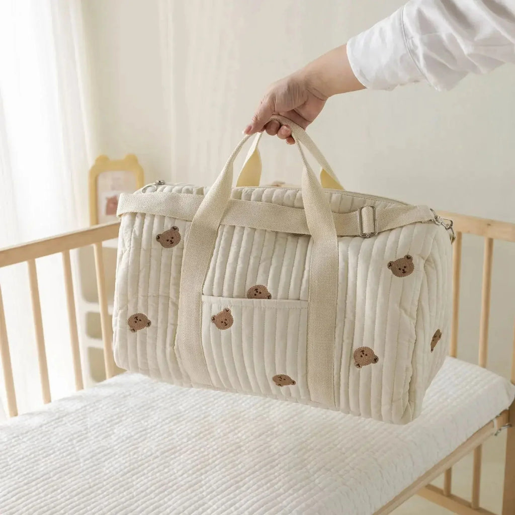 Large Mommy Bag Maternity Baby Diaper Storage Bag Large Capacity Baby Items Organizer Women Travel Bag Multi-functional Handbag