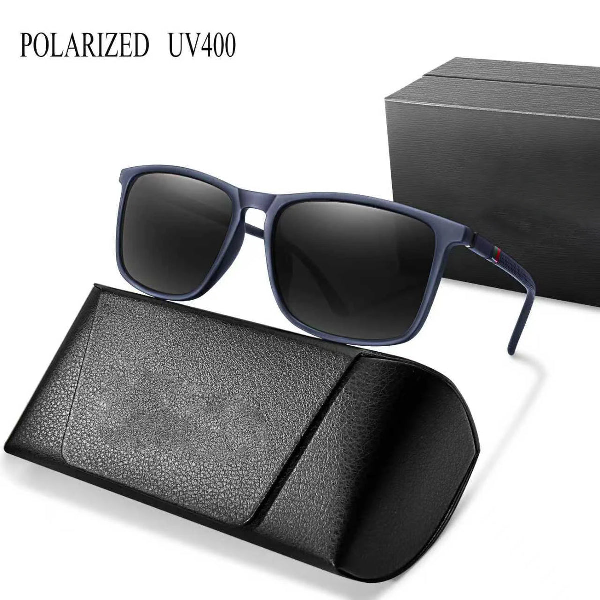 Luxury Square Vintage Polarized Windproof Cycling Sunglasses UV400 Male Eyewear Men Women Fashion Travel Driving Fishing Glasses