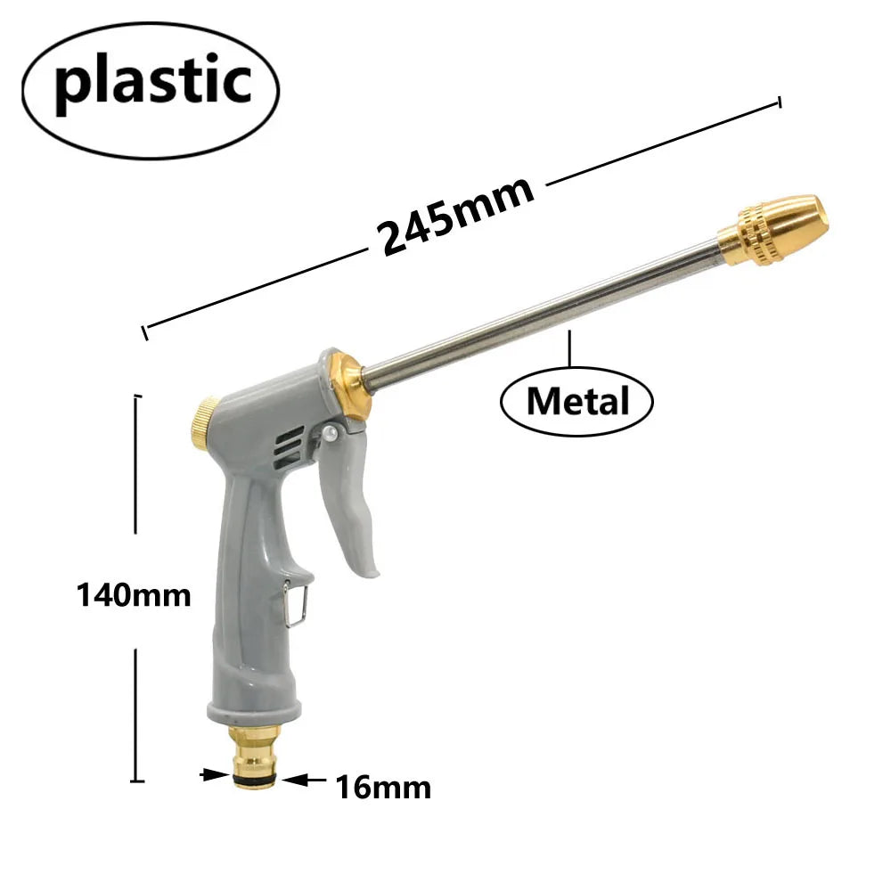 High Pressure Spray Water Gun Washing Garden Watering Hose Nozzle Sprinkler Car Cleaning Wash Tool Kits Auto Washer Guns